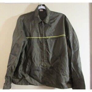 Vtg. Unitoy Windbreaker Full ZIp Lg Brown UNION MADE-Nylon